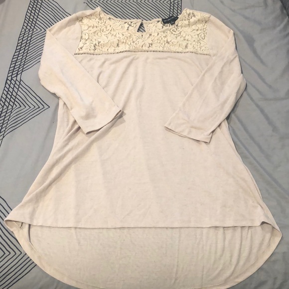 My Michelle Tops - Long Sleeve Lace Shirt